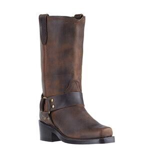 Dingo Molly Harness Genuine Leather Brown Harness Boot Womens Size 8M